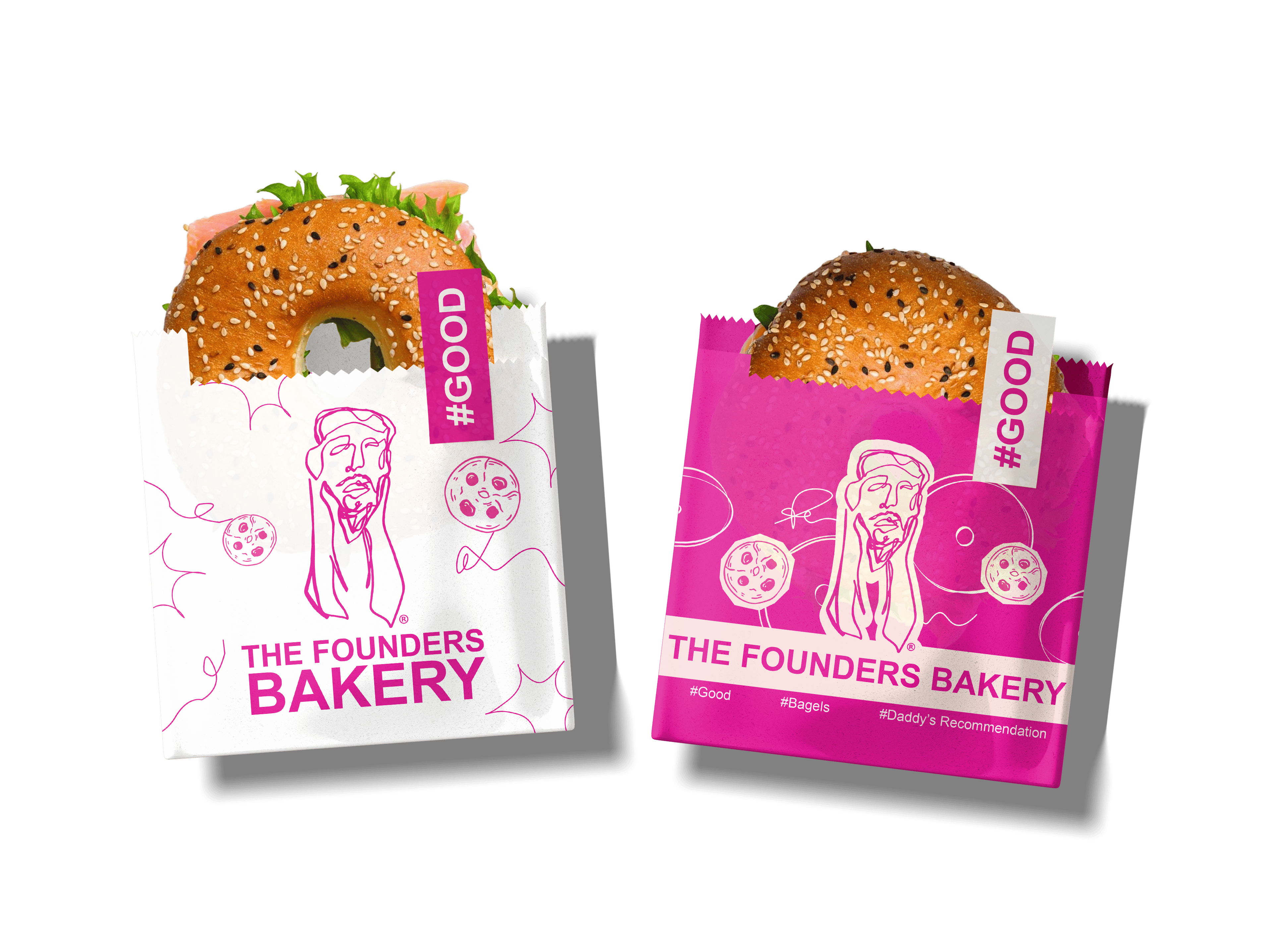 The Founders bakery wrap packaging