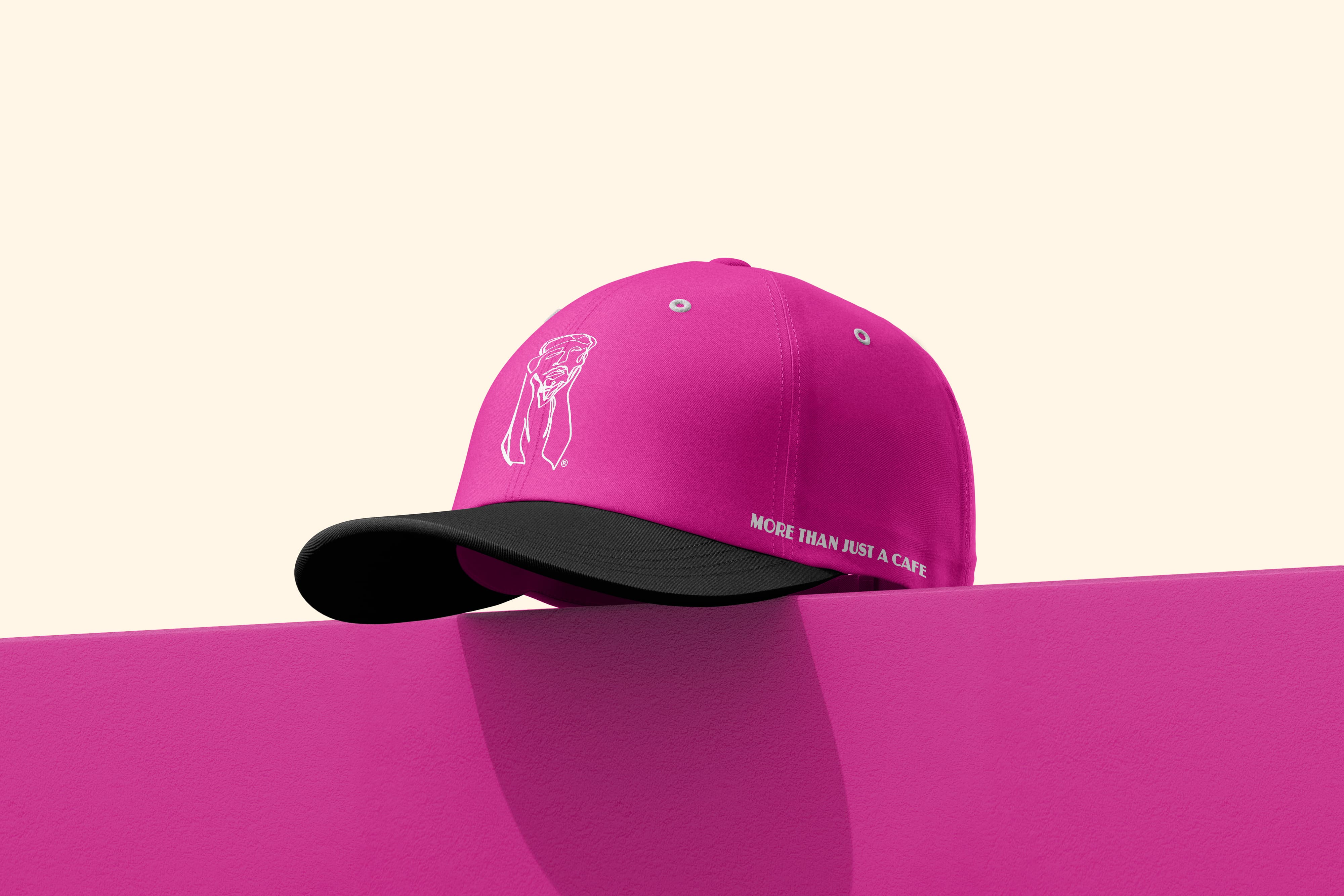 The Founders pink cap merchandise
