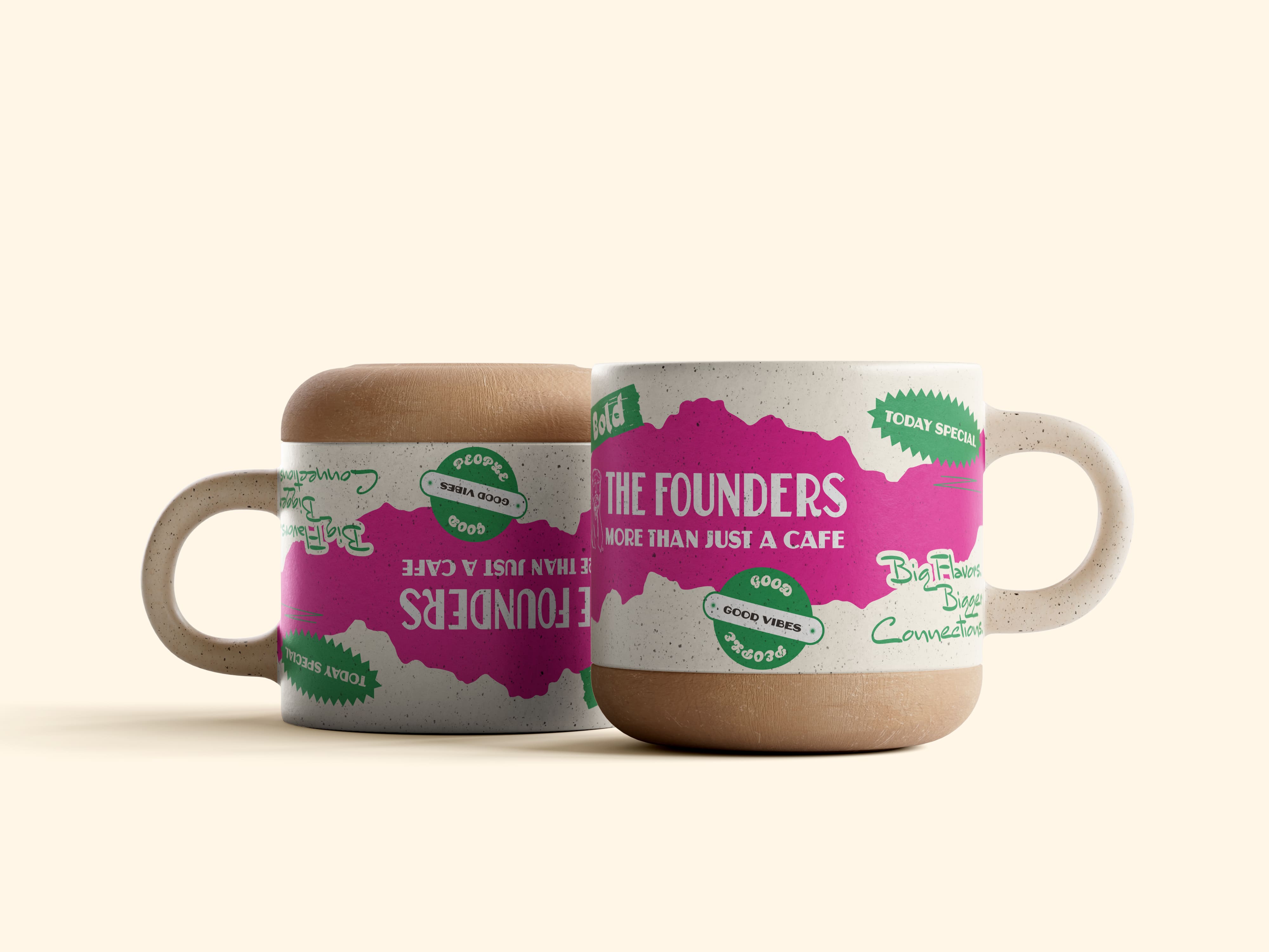 The Founders mug design 1