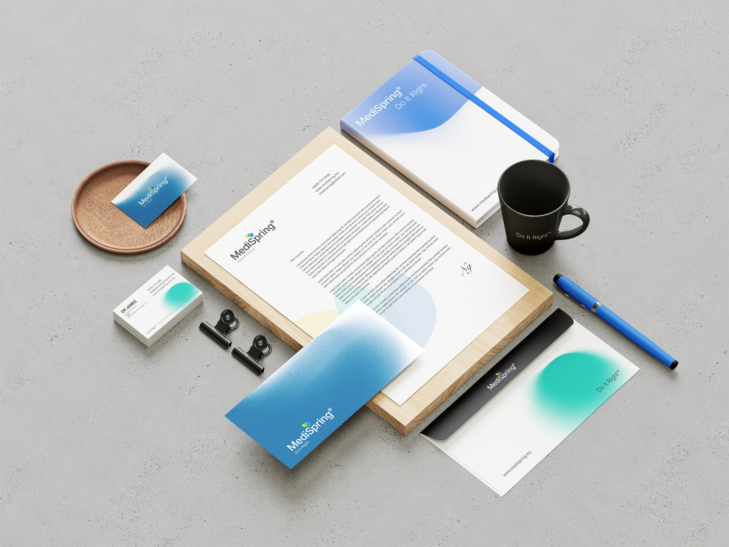 MediSpring stationery set